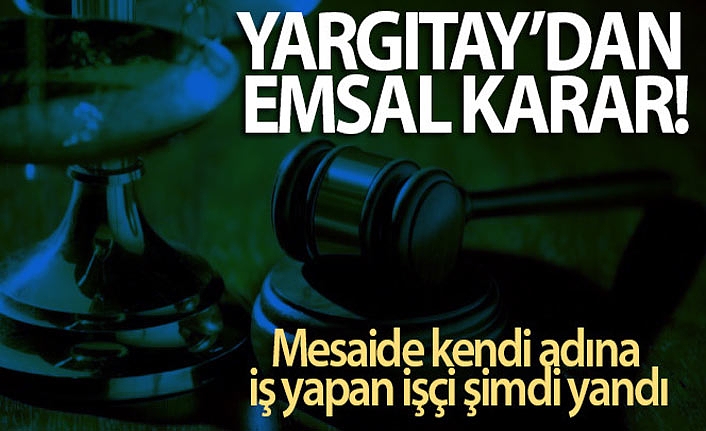 Mesaide Kendi Adına İş Yapan İşçi Şimdi Yandı