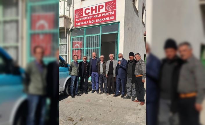 CHP Başyayla’da Görev Değişimi