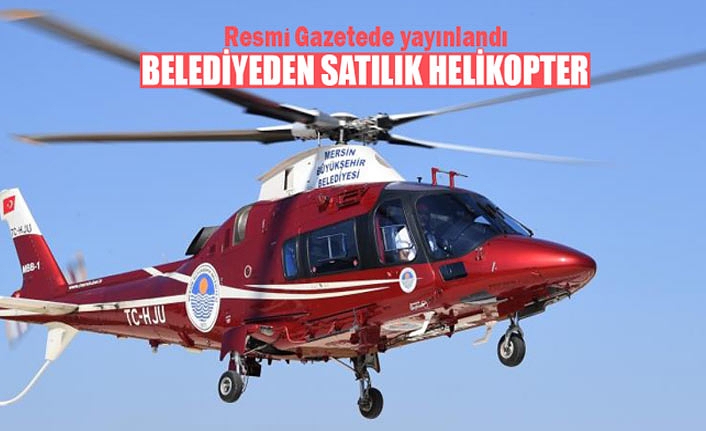 Belediyeden Satılık Helikopter