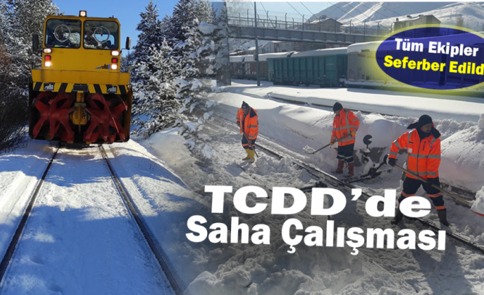 TCDD’de Kış Koşullarında Tam Saha Çalışma