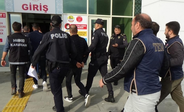 Karaman'daki Suç Örgütü Operasyonunda 10 Şüpheli Tutuklama