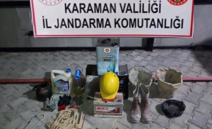 Karaman'da Kaçak Kazı Operasyonu