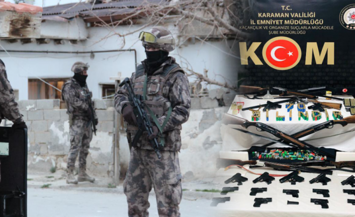 Karaman’da ‘Silindir’ Operasyonu: 5 Gözaltı