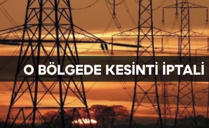 Karaman'da O Bölgede Elektrik Kesintisi İptali