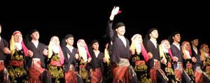 El Ele Anadolu Folklor Yarismasi Düzenleniyor