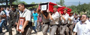 Jandarma Er Faruk Yilmaz Askeri Törenle Topraga Verildi