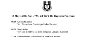 737. Türk Dil Bayrami Programi Belli Oldu