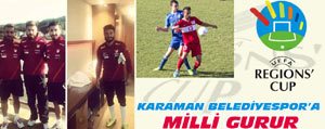 Karaman Belediye Spor`a Milli Gurur