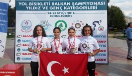 Bisikletin Altın Kızları Balkan Şampiyonu Oldu