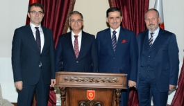 Vali Tapsız Ankara Valisi Topaca’yı Ziyaret Etti