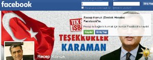 Recep Konuk’un Facebook Hesabi Hacklendi