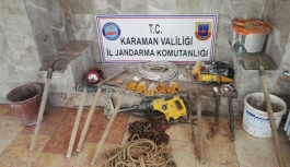 Karaman’da Kaçak Kazı Operasyonu: 3 Gözaltı