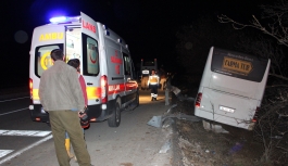 Konya’da Tur Otobüsü Kaza Yaptı: 15 Yaralı