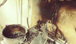 Mutfak Aspiratörü Yangın Çıkardı