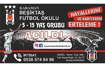 Karaman’da Beşiktaş Futbol Okulu Kuruldu