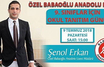 Özel Babaoğlu Anadolu Lisesi 9. Sınıflara Özel...