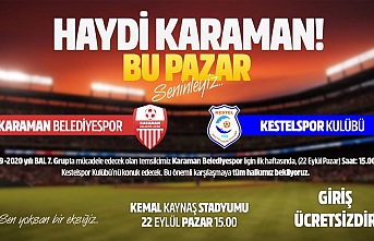 Karaman Belediyespor-Kestelspor Maçı Yarın