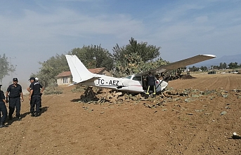 Uçak Kazasında Pilot Yara Almadan Kurtuldu
