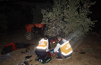 Zeytin Bahçesinde Traktörün Altında Kalan Adam Hayatını Kaybetti