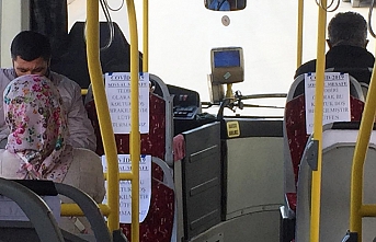 Karaman Belediye Otobüslerinde “Sosyal Mesafe” Uyarısı
