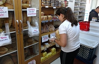Karaman’da Ekmek Satışına Korona Virüs Önlemi