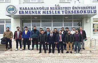 Rektör Akgül, Ermenek Myo'da Personel Ve Öğrencilerle...