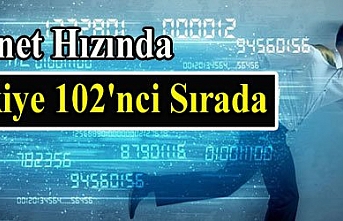 İnternet Hızında Türkiye 102`nci Sırada