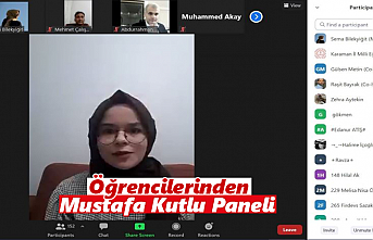 Karaman Anadolu Mektebi Öğrencilerinden Mustafa Kutlu Paneli