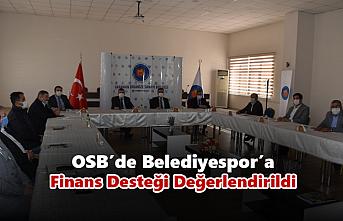 OSB’de Karaman Belediyespor’a Finans Desteği Değerlendirildi