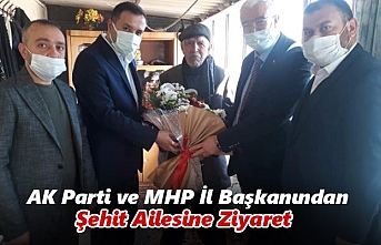 Karaman’da AK Parti ve MHP İl Başkanından Şehit Ailesine Ziyaret