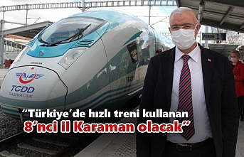 Konya-Karaman Hızlı Treni Mayıs Sonunda Sefere...
