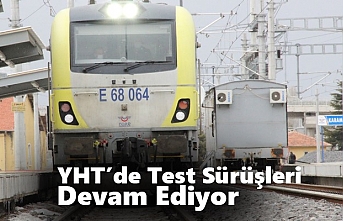 Konya-Karaman Yüksek Hızlı Tren Hattında Test Sürüşleri Devam Ediyor