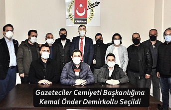 Gazeteciler Cemiyeti Başkanlığına Kemal Önder...