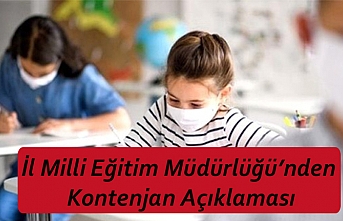 İl Milli Eğitim Müdürlüğü’nden Kontenjan Açıklaması