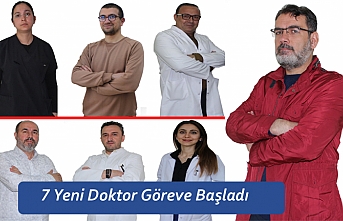 Karaman’a Atanan 7 Yeni Doktor Göreve Başladı