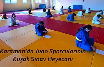 Karaman’da Judo Sporcularının Kuşak Sınavı Heyecanı