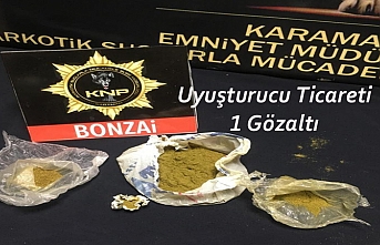 Karaman’da Uyuşturucu Ticareti: 1 Gözaltı