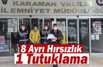 Karaman’da 8 Ayrı Hırsızlık Olayı KGYS İle...