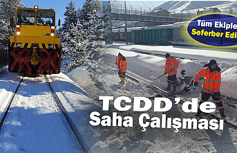 TCDD’de Kış Koşullarında Tam Saha Çalışma