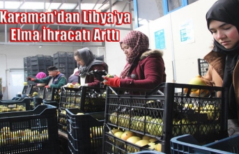 Karaman'dan Libya’ya Elma İhracatı Arttı