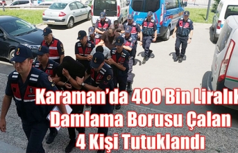 Karaman’da 400 Bin Liralık Damlama Borusu Çalan...