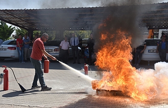 KMÜ'de Yangın Tatbikatı Yapıldı