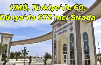 KMÜ, Türkiye’de 60, Dünya’da 672’ıncı Sırada