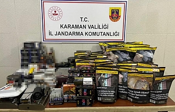 Karaman’da Kaçak Tütün ve Alkol Operasyonu