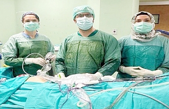 Gebe Hastaya Başarılı Ameliyat